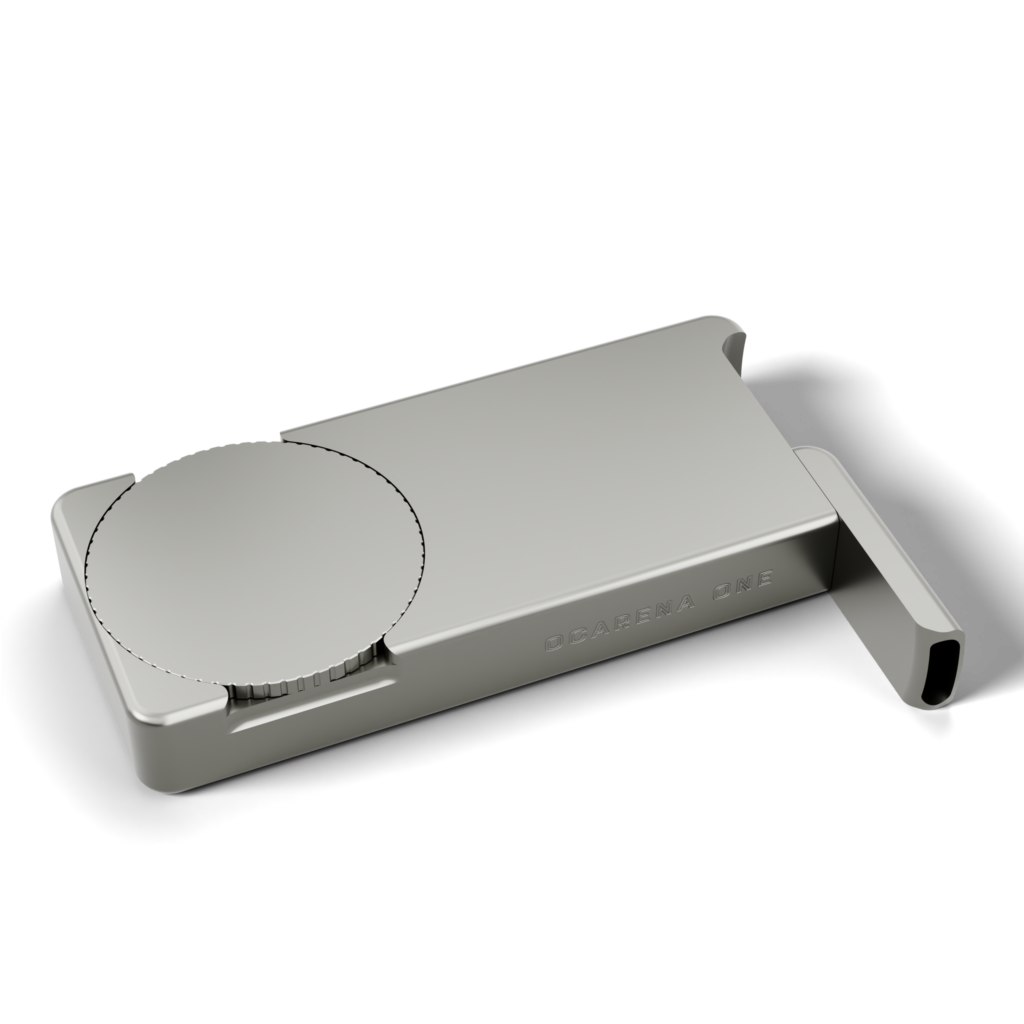 Ocarena One, angled view